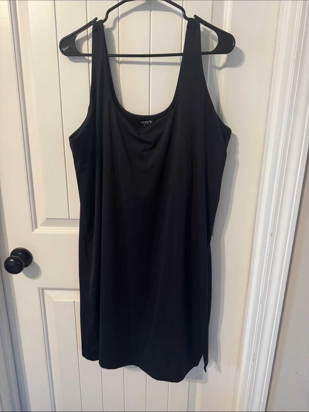 Old Navy Black Sleeveless Tennis Dress with built in shorts